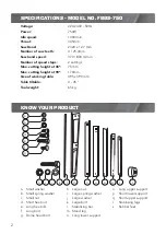 Preview for 2 page of Full Boar FBBS-750 Instruction Manual