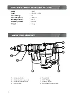 Preview for 2 page of Full Boar FBT-1100 Instruction Manual