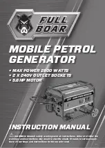 Full Boar FBT-3000 Instruction Manual preview