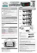 Предварительный просмотр 1 страницы Full Gauge Controls MT-514 E Faston Quick Start Manual