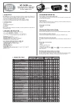 Full Gauge Controls MT-543Ri plus Quick Start Manual preview