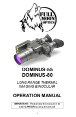 FULL MOON OPTICS DOMINUS-55 Operation Manual preview
