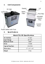 Preview for 3 page of Full Spectrum Laser FSL100 User Manual