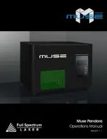 Full Spectrum Laser Muse Galvo Operation Manual предпросмотр