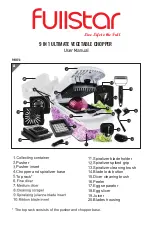 Fullstar 9 IN 1 ULTIMATE VEGETABLE CHOPPER User Manual preview