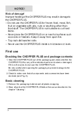 Preview for 4 page of Fullstar CHOPPER PLUS User Manual