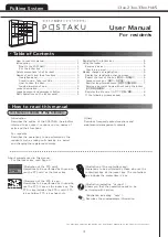 Preview for 1 page of Fulltime System Postaku User Manual