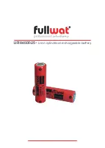 Fullwat LIR18650R-25 Quick Start Manual preview