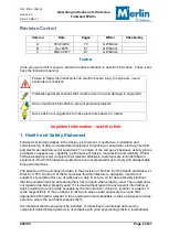 Предварительный просмотр 6 страницы Fullwood M2erlin Operating Instructions For Safe Use