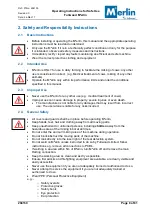 Предварительный просмотр 8 страницы Fullwood M2erlin Operating Instructions For Safe Use