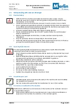 Предварительный просмотр 9 страницы Fullwood M2erlin Operating Instructions For Safe Use