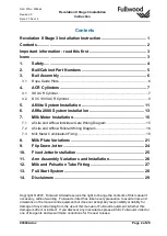 Preview for 2 page of Fullwood Revolution II Stage 3 Installation Instruction