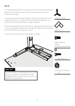 Предварительный просмотр 14 страницы fully Jarvis L-shaped standing desk Assembly Instructions Manual