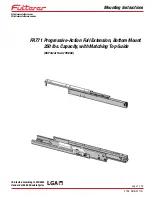 Fulterer FR771 Mounting Instructions предпросмотр