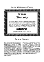 Preview for 87 page of FULTON 10J Installation, Operation, Maintenance And Parts Manual