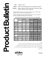 Предварительный просмотр 3 страницы FULTON FB-A 10 Instruction, Operation And Maintenance Manual