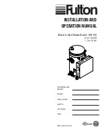 FULTON FB-W 012 Installation And Operation Manual preview