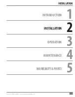 Preview for 7 page of FULTON FB-W 012 Installation And Operation Manual