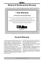 Preview for 91 page of FULTON FT-0080C Installation, Operation, Maintenance And Parts Manual