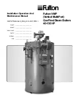 FULTON VMP100 Installation, Operation And Maintenance Manual preview