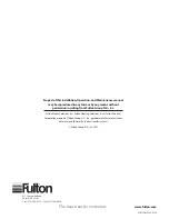 Preview for 118 page of FULTON VSRT Series Installation, Operation And Maintenance Manual