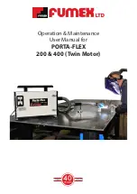 Fumex PORTA-FLEX 200 Operation & Maintenance User Manual preview