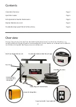 Preview for 2 page of Fumex PORTA-FLEX 200 Operation & Maintenance User Manual