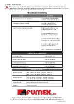 Preview for 6 page of Fumex PORTA-FLEX 200 Operation & Maintenance User Manual