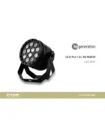 Fun Generation LED Pot 12x1W RGBW User Manual предпросмотр