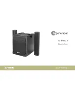 Fun Generation Satmix 2.1 PA system User Manual preview