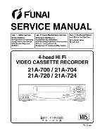 FUNAI 21A-700 Service Manual preview