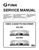 Preview for 1 page of FUNAI 25D-850 Service Manual