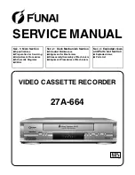 Предварительный просмотр 1 страницы FUNAI 27A-664 Service Manual