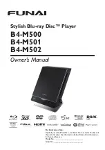 FUNAI B4-M500 Owner'S Manual preview