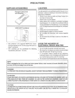 Preview for 4 page of FUNAI CTV270S Owner'S Manual