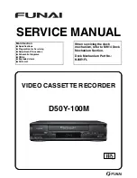 Preview for 1 page of FUNAI D50Y-100M Service Manual