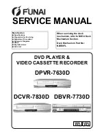 FUNAI DBVR-7730D Service Manual preview