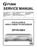 FUNAI DPVR-4604 Service Manual preview