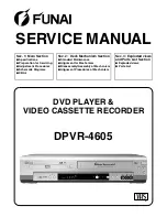 FUNAI DPVR-4605 Service Manual preview