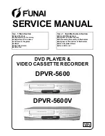 FUNAI DPVR-5600 Service Manual preview