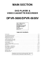 Preview for 2 page of FUNAI DPVR-5600 Service Manual