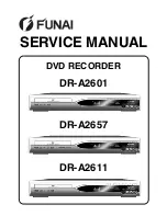 Preview for 1 page of FUNAI DR-A2601 Service Manual