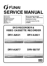 Preview for 1 page of FUNAI DRV-A2621 Service Manual