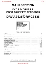 Предварительный просмотр 2 страницы FUNAI DRV-A3635 Service Manual