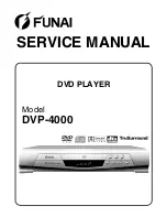 Preview for 1 page of FUNAI DVP-4000 Service Manual