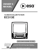 Preview for 1 page of FUNAI EC313E Owner'S Manual