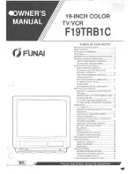 Preview for 1 page of FUNAI F19TRB1C Owner'S Manual