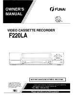 Preview for 1 page of FUNAI F220LA Owner'S Manual