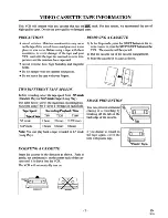 Предварительный просмотр 7 страницы FUNAI F260LA Owner'S Manual