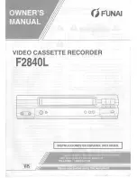 Preview for 1 page of FUNAI F2840L Owner'S Manual